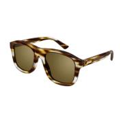 Gucci Stiliga solglasögon Brown, Unisex