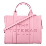 Marc Jacobs Rosa Band Handväska Läder Tote Bag Pink, Dam