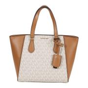 Michael Kors Taryn Tote Bag Beige, Dam