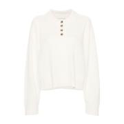 Loulou Studio Elegant Sweater Kollektion White, Dam