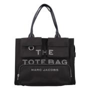 Marc Jacobs Svart Canvas Toteväska Black, Dam