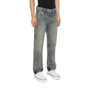 Represent Slitna Denim Straight Leg Jeans Blue, Herr