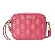 Gucci Rosa Matelassé Axelväska Pink, Dam