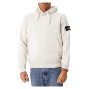 Stone Island Beige hoodie med unik stil Beige, Herr