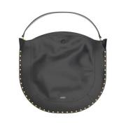 Isabel Marant Nitar Läder Hobo Axelväska Black, Dam