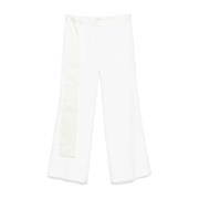 Victoria Beckham Vita eleganta byxor White, Dam