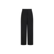 Raquel Diniz Elena High-Waisted Byxor med Fickor Black, Dam