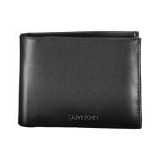 Calvin Klein Elegant Lderplnbok fr Mn Black, Herr