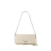 Zadig & Voltaire Vit Läder Crossbody Väska White, Dam