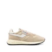 Autry Beige Sneakers för Kvinnor Beige, Dam