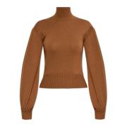 Max Mara Turtleneck Acure Brown, Dam