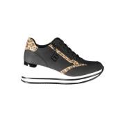 Laura Biagiotti Svart Polyester Sneaker Black, Dam