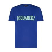 Dsquared2 Logo T-shirt Blue, Herr