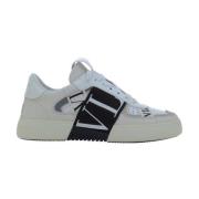 Valentino Garavani Sneakers med broderad logotyp och vävda band White,...