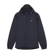 Lyle & Scott Jackor med dragkedja genom huva Blue, Herr