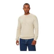 Calvin Klein Jeans Crew Neck Sweater Beige, Herr