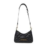 Love Moschino Svart Polyeten Handväska Elegant Design Kvinnor Black, D...