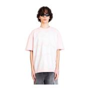 Acne Studios Oskyldig Rosa Logo T-shirt Pink, Herr