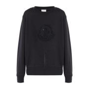 Moncler Svart Sweater Kollektion Black, Dam