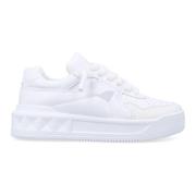 Valentino Garavani Stilig Sneaker med Stud Detaljer White, Herr