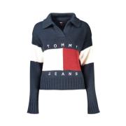 Tommy Hilfiger Blå Ulltröja Blue, Dam