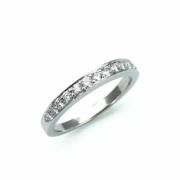 Tiffany & Co. Pre-owned Pre-owned Platina ringar Gray, Dam