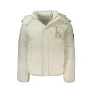 Calvin Klein Vit Polyamidjacka White, Herr