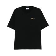 Off White Svart Logotyp Pilar T-shirt Black, Herr