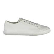 Calvin Klein Sportiga vita sneakers med logotyptryck White, Herr