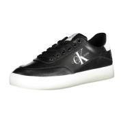 Calvin Klein Sportiga Svarta Damsneakers med Logoprint Black, Dam