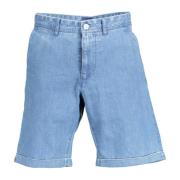 Gant Blå Herr Bermuda Shorts med Logotyp Blue, Herr