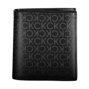 Calvin Klein Herr Plånbok Svart Rfid Blockering Kontrast Detaljer Blac...