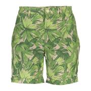 Gant Beige Bermuda Shorts med Logodetalj Green, Herr