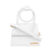 Jacquemus Le Chiquito Noeud Väska White, Dam