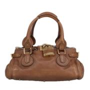 Chloé Pre-owned Pre-owned Laeder handvskor Brown, Dam