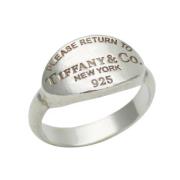 Tiffany & Co. Pre-owned Pre-owned Silver ringar Gray, Dam