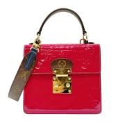 Louis Vuitton Vintage Pre-owned Laeder handvskor Red, Dam