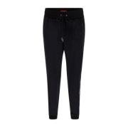 Guess Velourjoggers - Svart, Tapered, Smyckad Black, Dam