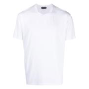 Tom Ford Lyocell Bomull T-shirt White, Herr