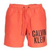 Calvin Klein Röda Herr Simboxershorts Red, Herr