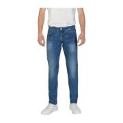 Replay Slim Fit Bomullsblandning Jeans Blue, Herr