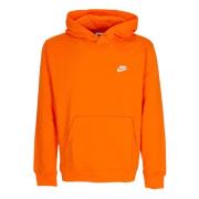 Nike Klubb Fleece Hoodie Säker Orange Orange, Herr