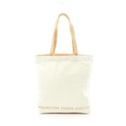 Louis Vuitton Vintage Pre-owned Canvas louis-vuitton-vskor White, Dam