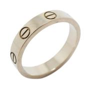 Cartier Vintage Pre-owned Vitt guld ringar Gray, Dam