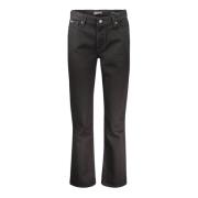 Guess Svarta Skinny Denim Jeans med Logo Black, Dam