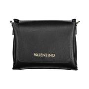 Valentino by Mario Valentino Svart polyeten handväska med avtagbar axe...