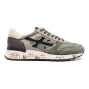 Premiata Grön Blandmaterial Sneakers Green, Herr