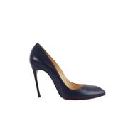 Christian Louboutin Pre-owned Pre-owned Laeder klackskor Blue, Dam