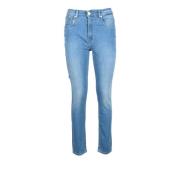 Trussardi Jeans med 92% bomull 8% spandex Blue, Dam