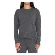 Pennyblack Mysig Rundhalsad Pullover Gray, Dam